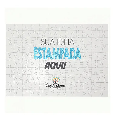 QUEBRA CABEÇA 120 PEÇAS PARA PERSONALIZAR