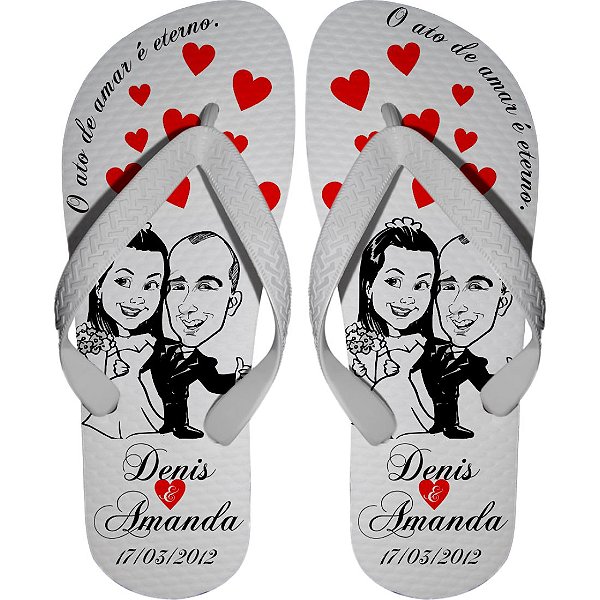 CHINELO PARA PERSONALIZAR BRANCO