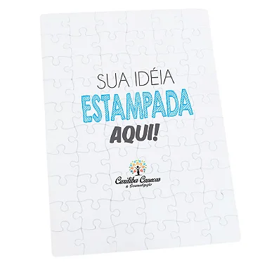 QUEBRA CABEÇA  PARA PERSONALIZAR 60 PEÇAS
