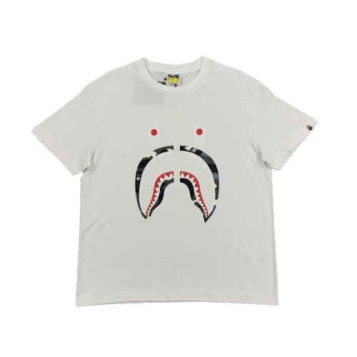 Camiseta Bape Shark Branca - ENCOMENDA - Rabello Store - Tênis, Vestuários,  Lifestyle e muito mais