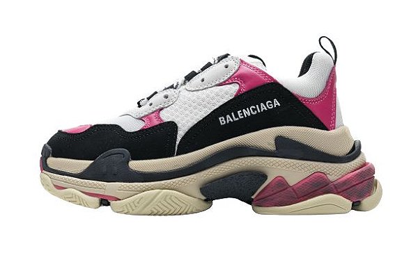 Tênis Balenciaga Triple S Black Pink PK  ULTRA - ENCOMENDA