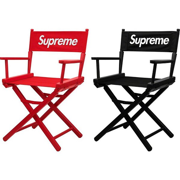 Cadeira Supreme Director's Chair Red Black - ENCOMENDA - Rabello Store -  Tênis, Vestuários, Lifestyle e muito mais