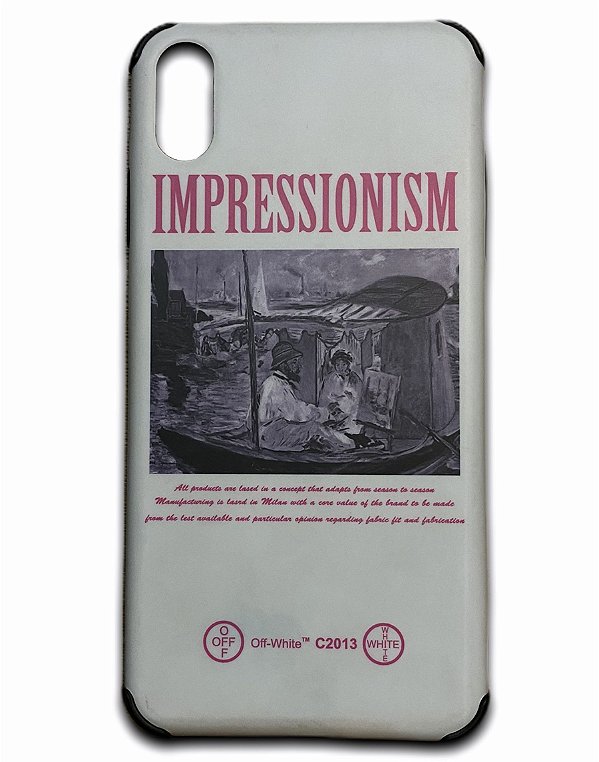 Capa Off- White 'Impressionism' para Iphone XS MAX
