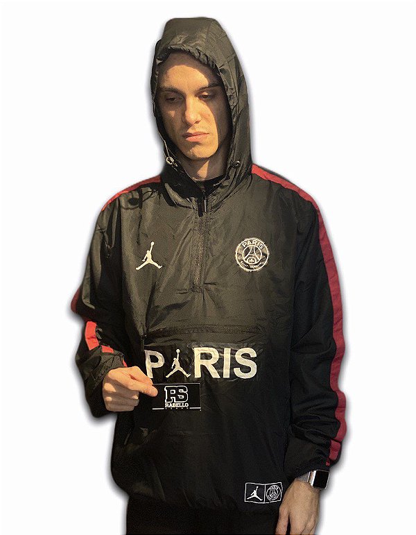 Jaqueta Jordan x PSG 'Paris' Corta Vento Preto - Rabello Store - Tênis,  Vestuários, Lifestyle e muito mais