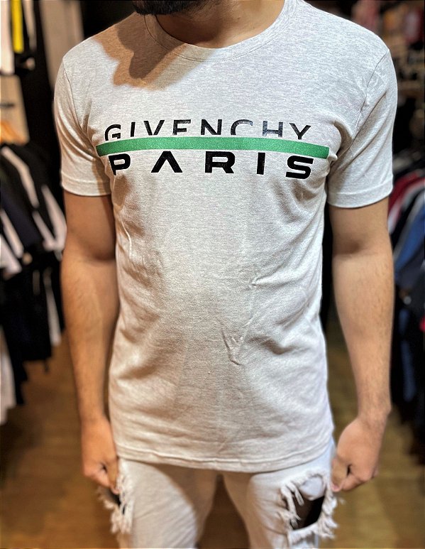 Camiseta Givenchy Paris Line Cinza - Rabello Store - Tênis, Vestuários,  Lifestyle e muito mais