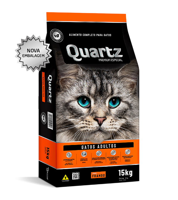 Quartz Gatos Adultos Frango 10,1 Kg