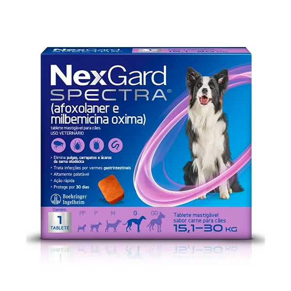 ECTO+ENDO NEXGARD SPECTRA 15,1-30KG 1C 1X1UN