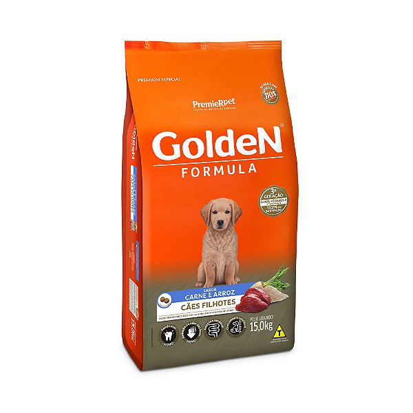 GOLDEN FORM CAES FILH CARNE 15KG