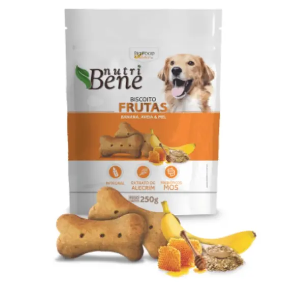 BISCOITO NUTRIBENE - BANANA, AVEIA E MEL 250G