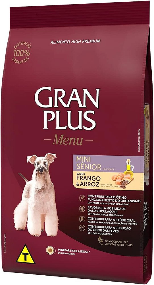 GranPlus Menu Para Cães Senior Mini 3kg