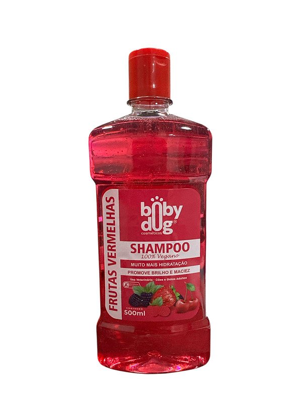 Boby Dog Shampoo 100% Vegano - Frutas Vermelhas 500ml