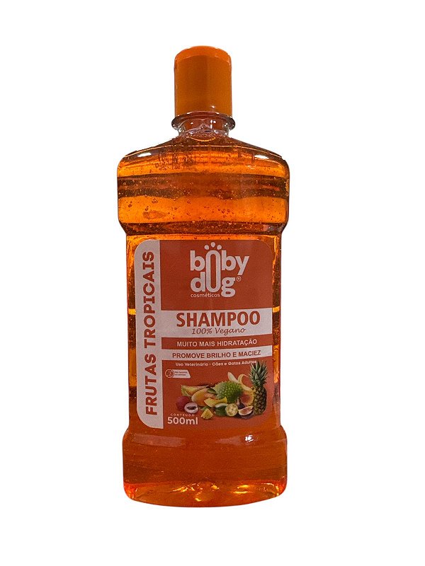 Boby Dog Shampoo 100% Vegano - Frutas Tropicais 500ml