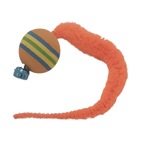 Bola Com Guizo Para Gatos Savana Calda Laranja