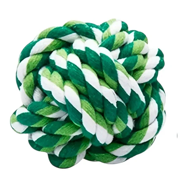 Brinquedo Pet Bola De Corda Savana Verde Menta