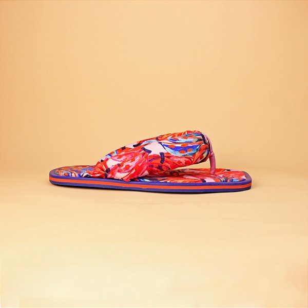 CHINELO PUFF FLAT FORM BANANADA ROXA