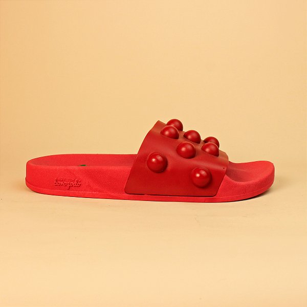 CHINELO BOLOTAS VERMELHO