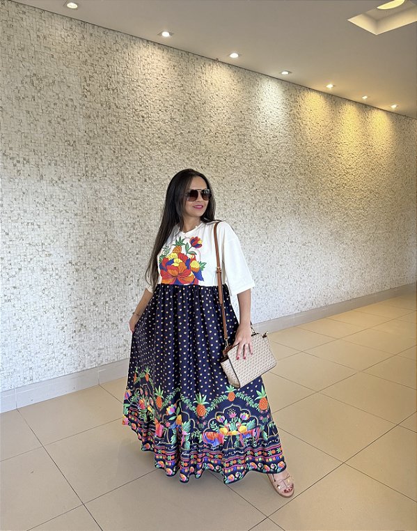 Vestido Maragogi Mangas