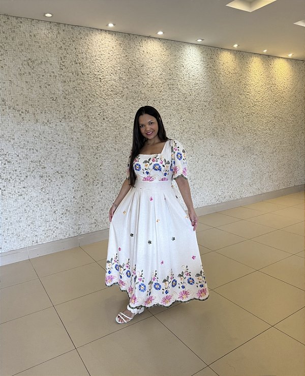 Vestido Bordado