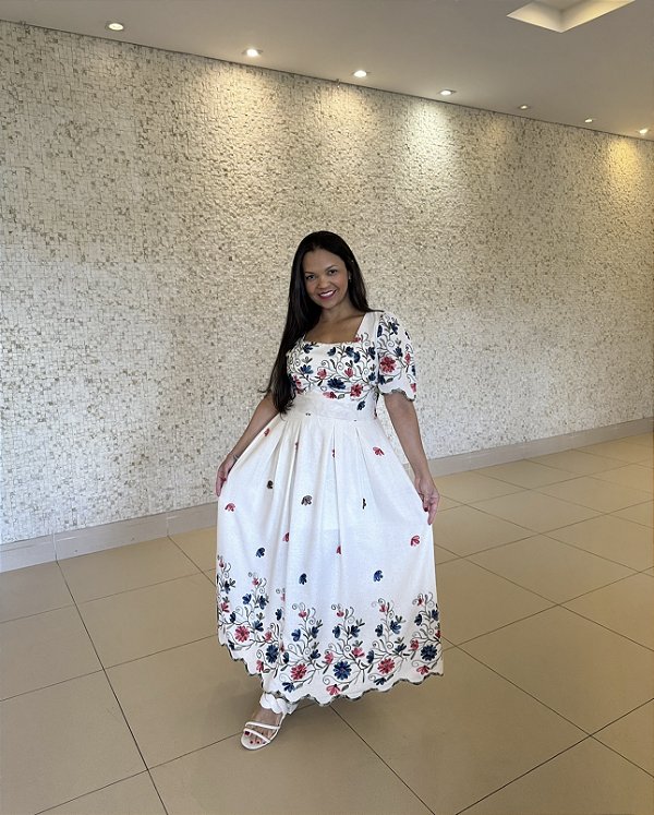 Vestido Bordado
