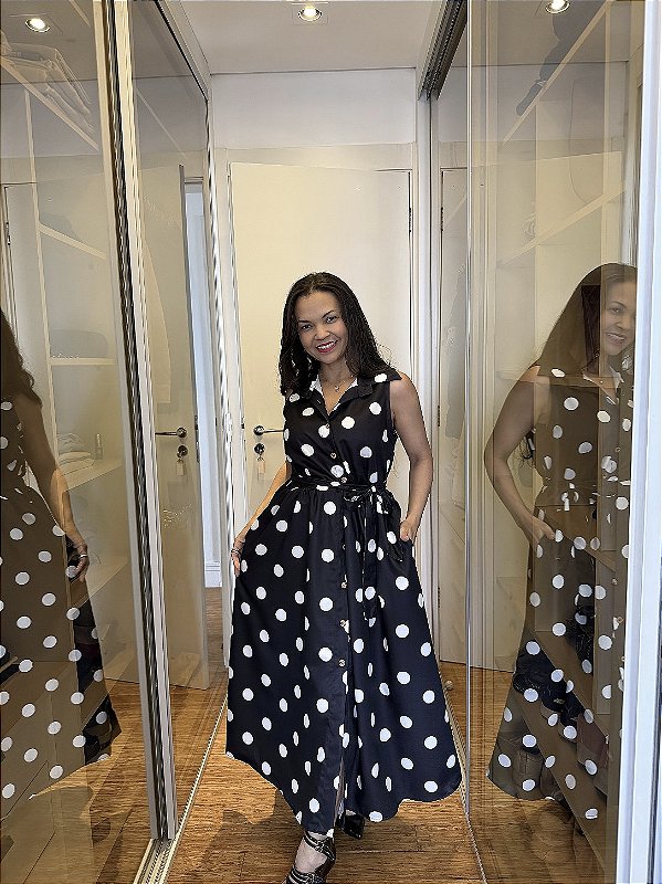 Vestido Poá