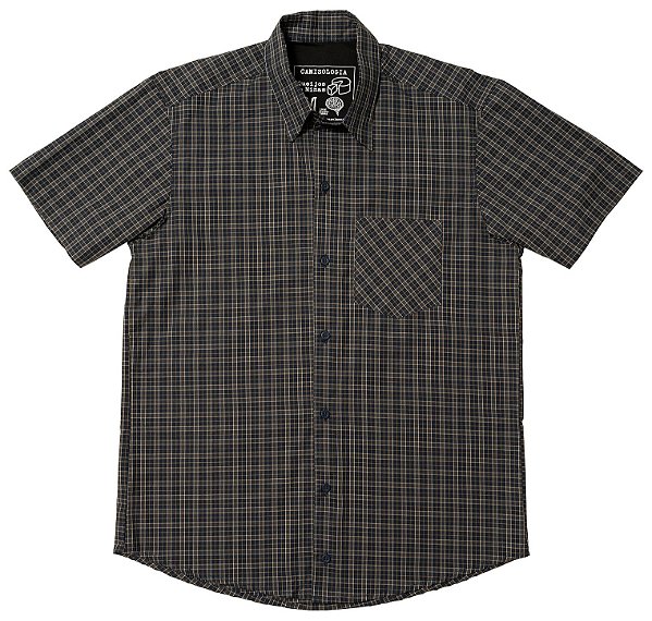 Camisa Xadrez Queijo Minas