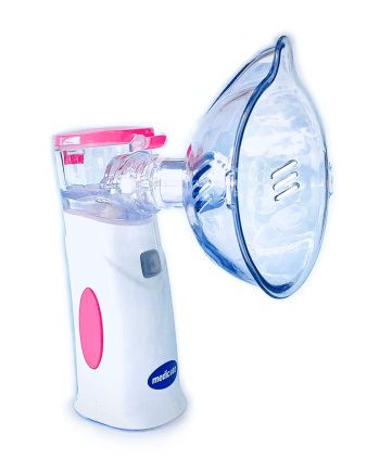 Inalador Air Mash Bateria Recarregável Rosa - Medicate