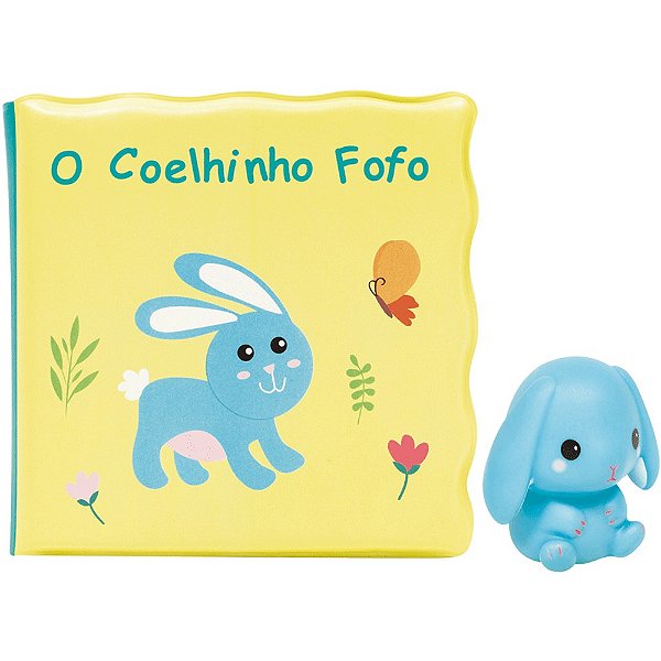 Kit Livrinho de Banho E Coelhinho - Buba
