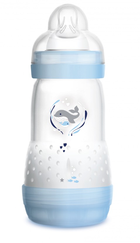 Mamadeira Easy Start Anticólica 260ml Azul - MAM