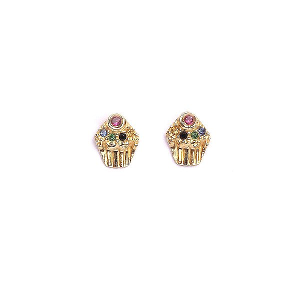 Brinco Cupcake Colorido - Ushine