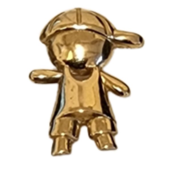 Pingente Menino Com Boné Maciço - Ushine