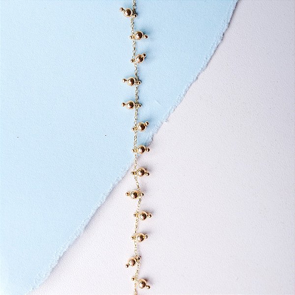 Pulseira Baby Bolinhas Zig Zag - Ushine