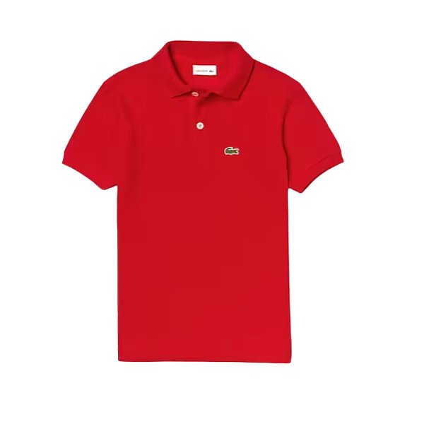 Camisa Polo Infantil Em Petit Piquet Vermelha - Lacoste - Heylulibaby |  Loja virtual bebês e puericultura | Campo Grande