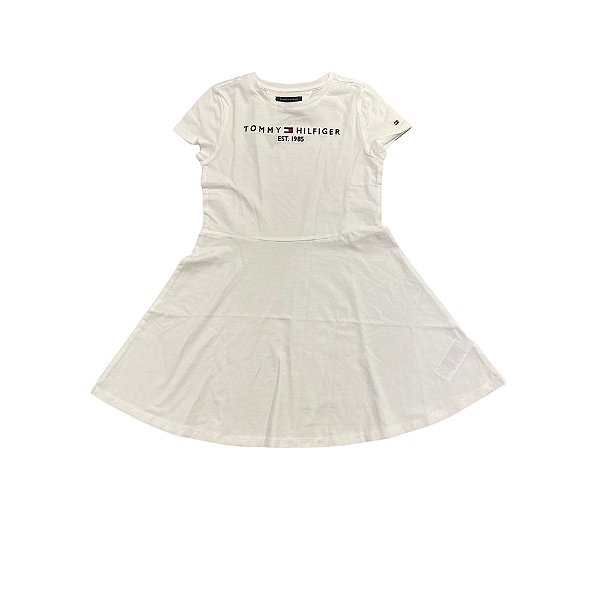 Vestido Infantil Logo Branco - Tommy Hilfiger - Heylulibaby | Loja virtual  bebês e puericultura | Campo Grande
