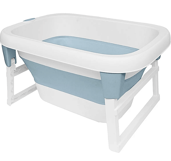 Banheira Dobrável Média Azul - Buba