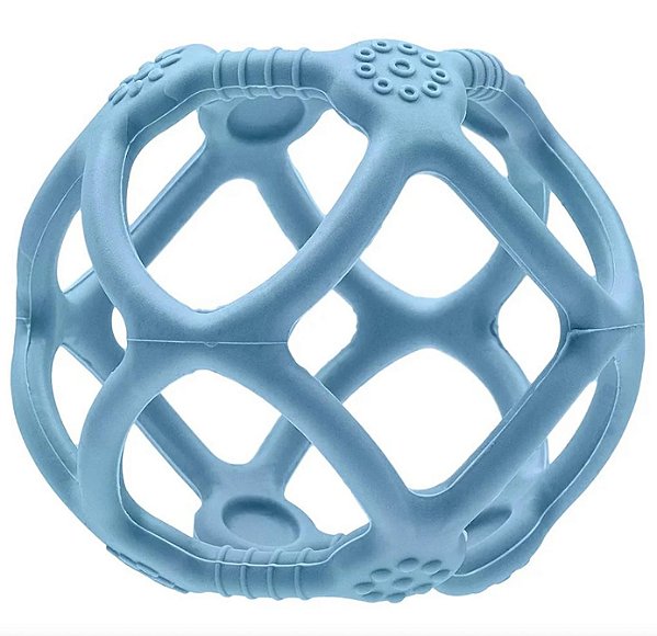 Mordedor Bola em Silicone Azul - Buba