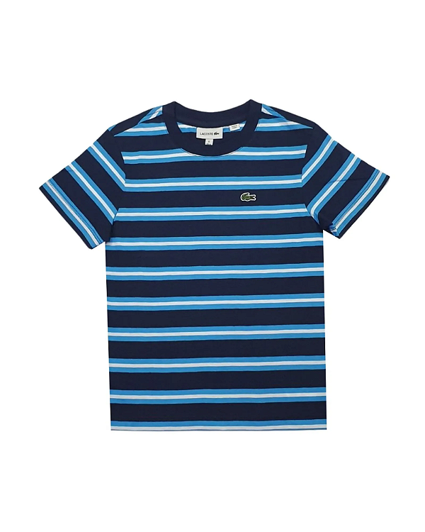 Camiseta Marinho Listrada Azul e Branco - Lacoste - Heylulibaby | Loja  virtual bebês e puericultura | Campo Grande