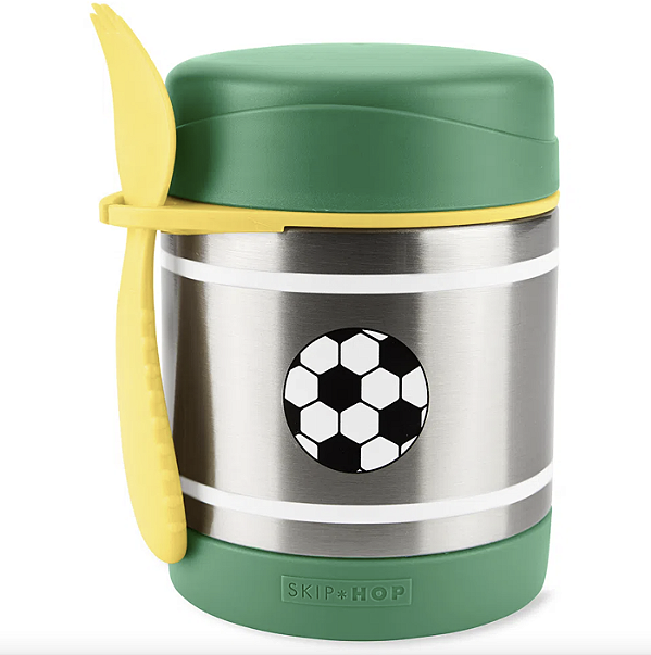 Pote Térmico Com Talher Spark Style Futebol - Skip Hop