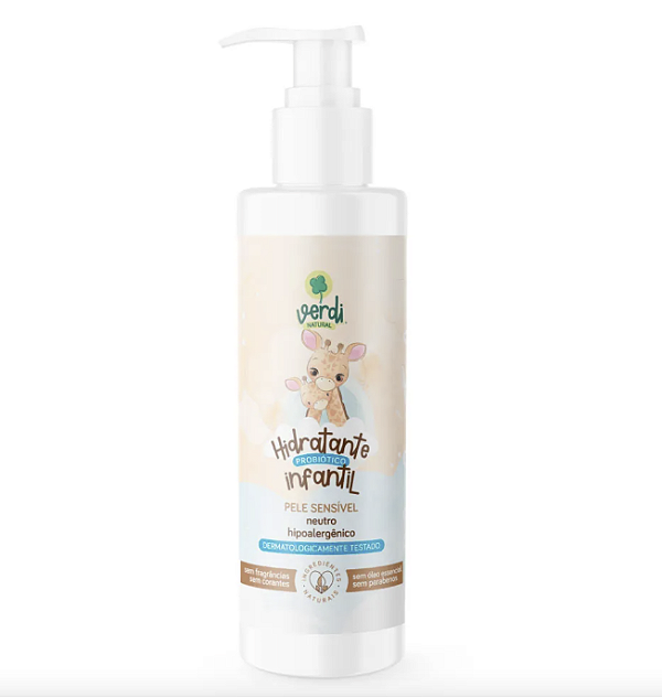 Loção Hidratante com Probiótico para RN - Verdi Natural