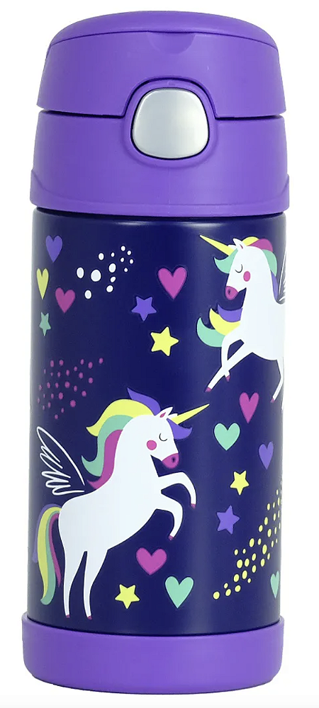 Garrafa Térmica Funtainer 355ml Unicornio Alado - Thermos