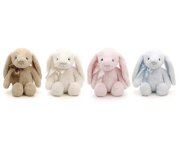 Coelho de Pelúcia com dados do Nascimento do bebe - Heyluli