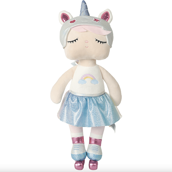 Boneca Angela Unicornio Patinadora - Metoo (Personalizável com nome)