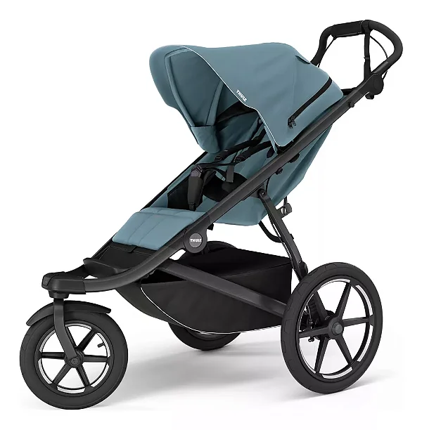 Carrinho De Bebê Urban Glide 3 Rodas Mid Blue Chassi Preto - Thule