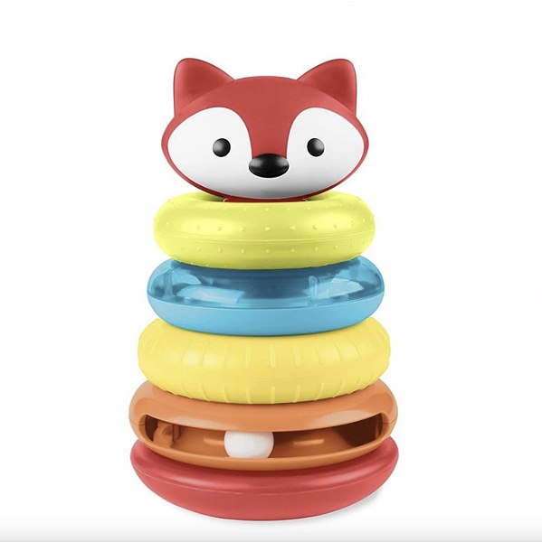 Brinquedo Infantil Interativo Argolas de Empilhar Explore & More Raposa - Skip Hop