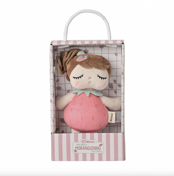 Boneca MINI Angela Frutas Moranguinho - Metoo (Personalizável com nome)