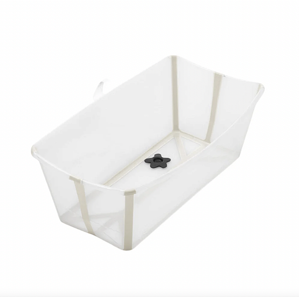 Banheira Flexível Com Plug Térmico Bege Areia - Stokke