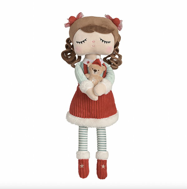 Boneca Metoo Natal Com Caixa Nina - Metoo (personalizada com nome)