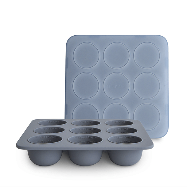 Forminha De Silicone Azul - Mushie