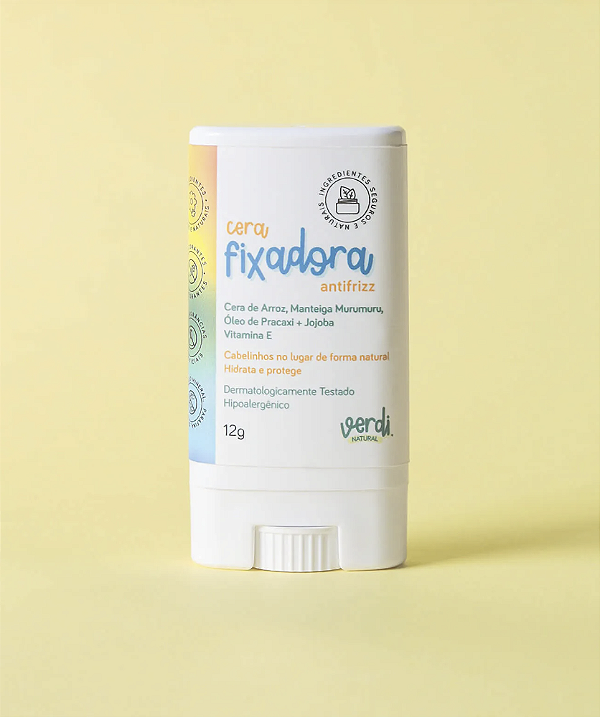 Cera Fixadora Antifrizz Infantil Natural - Verdi Natural