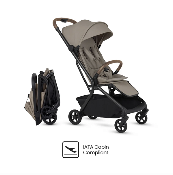 Carrinho De Bebê Compacto Nia Champagne - Silver Cross