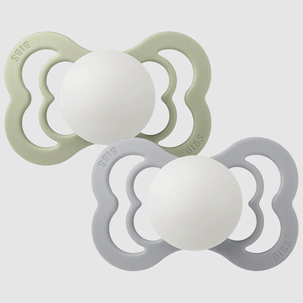 Kit 2 chupetas Supreme Brilha no Escuro Sage / Cloud - Bibs